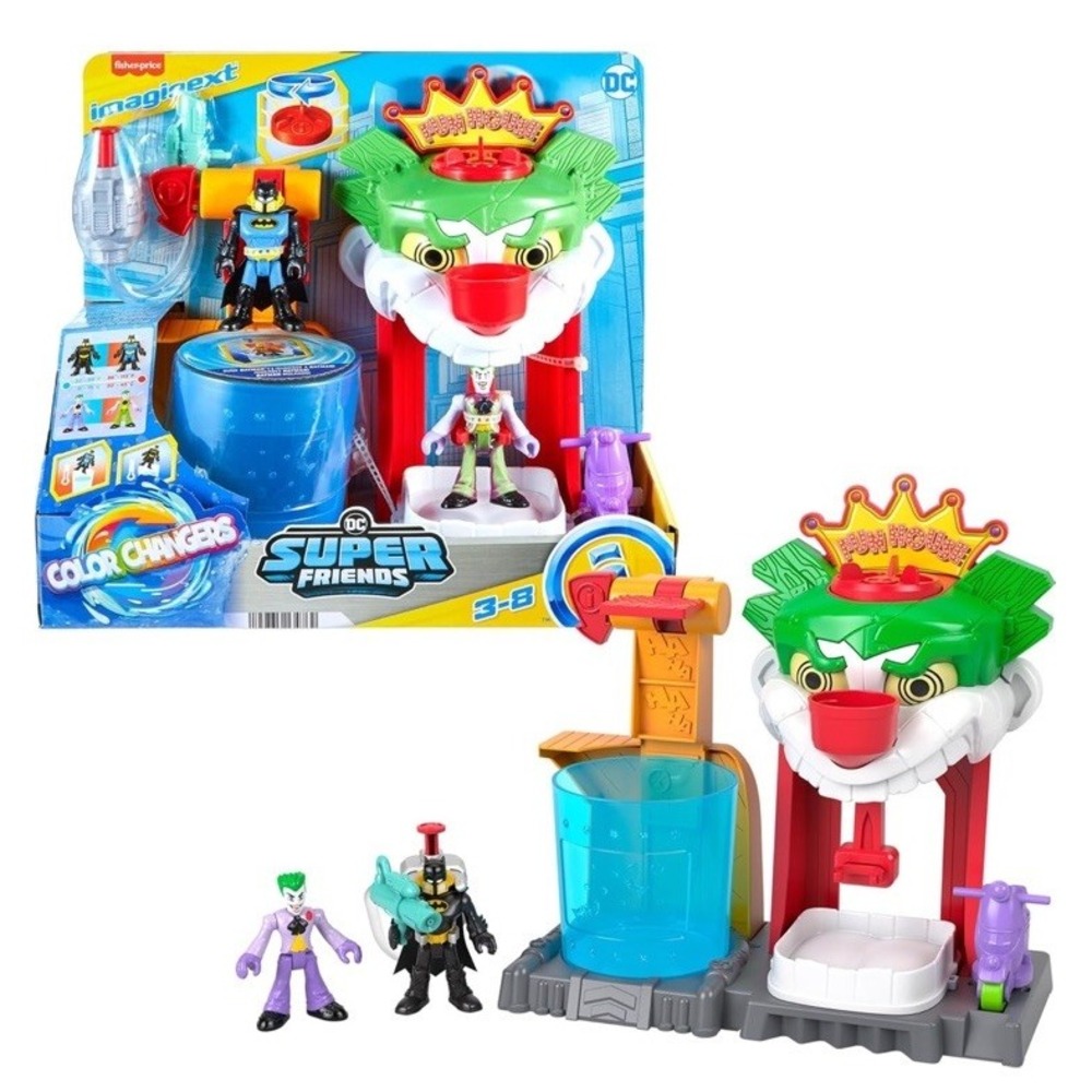 Imaginext DC Super Friends Color Changers The Joker Funhouse Playset